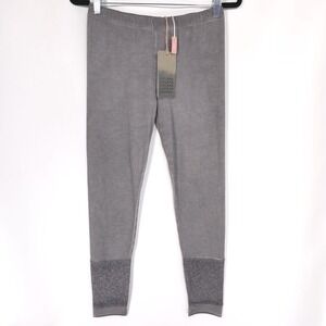 NWT LUUKAA Size US 6 LYRIC Garment Dyed Cotton Jersey‎ Leggings Stone Pants LK 1